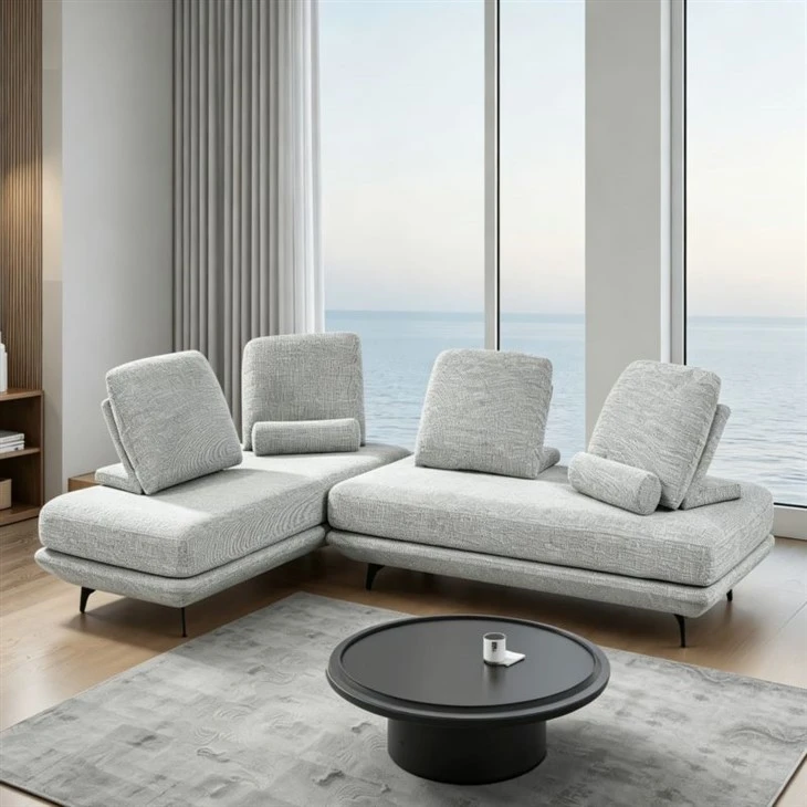 Modern Linen Fabric Living Room Sofa suppliers